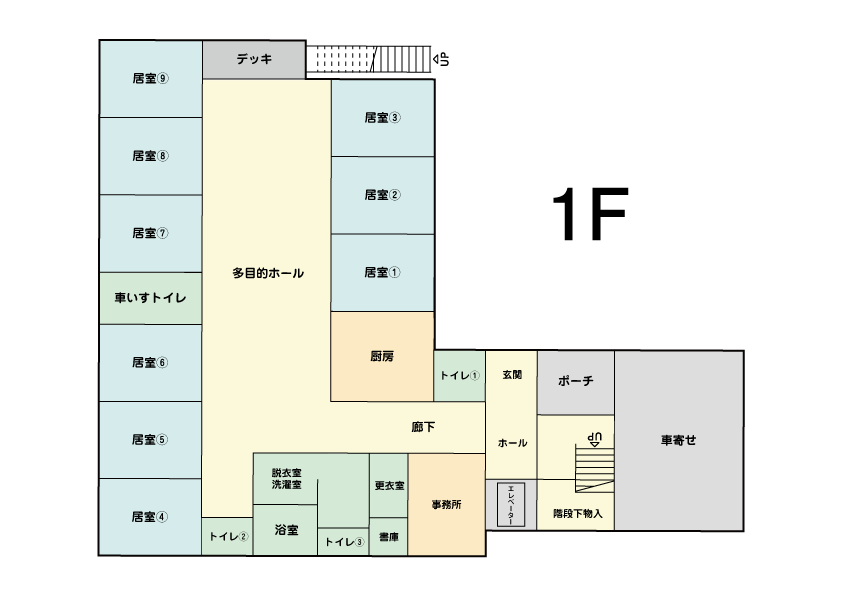 フロアマップ1階